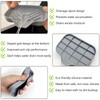 Grey Silicone Soap Dish – Sink Organizer with Drain Spout