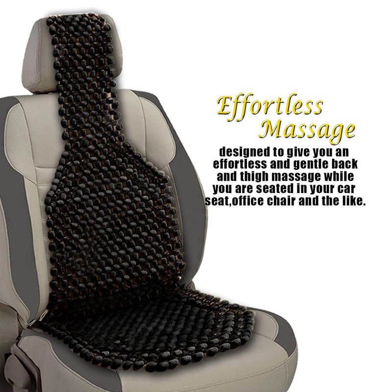 VaygWay Beaded Seat Cushion Car Driver Seat Cover with Durable