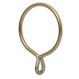 Ivilon Drapery Eyelet Curtain Rings - 2.3" Ring for Curtain Hook Pins, Set of 14 - Warm Gold