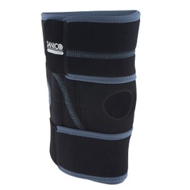 SANICO Knee Support - Elastic Patella Bandage with Compression - Orthopaedic Neoprene Bandage for Stability, Relief, Blood Circulation - Breathable on Both Sides - 55 x 0.3 x 25 cm