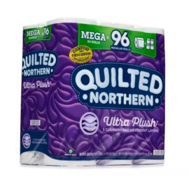 Quilted Northern Ultra Plush Toilet Paper, 24 Mega Rolls (= 96 Regular Rolls)