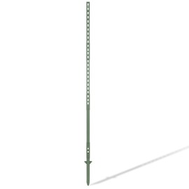 71 Inches Heavy Duty Yard Sign Stake Post, Black Steel Sign Post for Outdoor Lawn Yard, Rust-Proof Weather-Proof