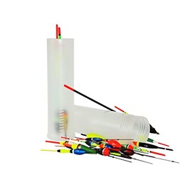 ELBFANG 20 Piece Float Set | Locking Floats & Running Floats for Fishing | Includes Float Tube