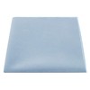 Pañuelo de bolsillo cuadrado de terciopelo azul claro de lujo