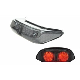 Fit for Yamaha 1999-2000 YZF R6; LED Rear Lamp Brake Tail Light Integrated Turn Signal;5EB-84710-10-00 (Smoke)