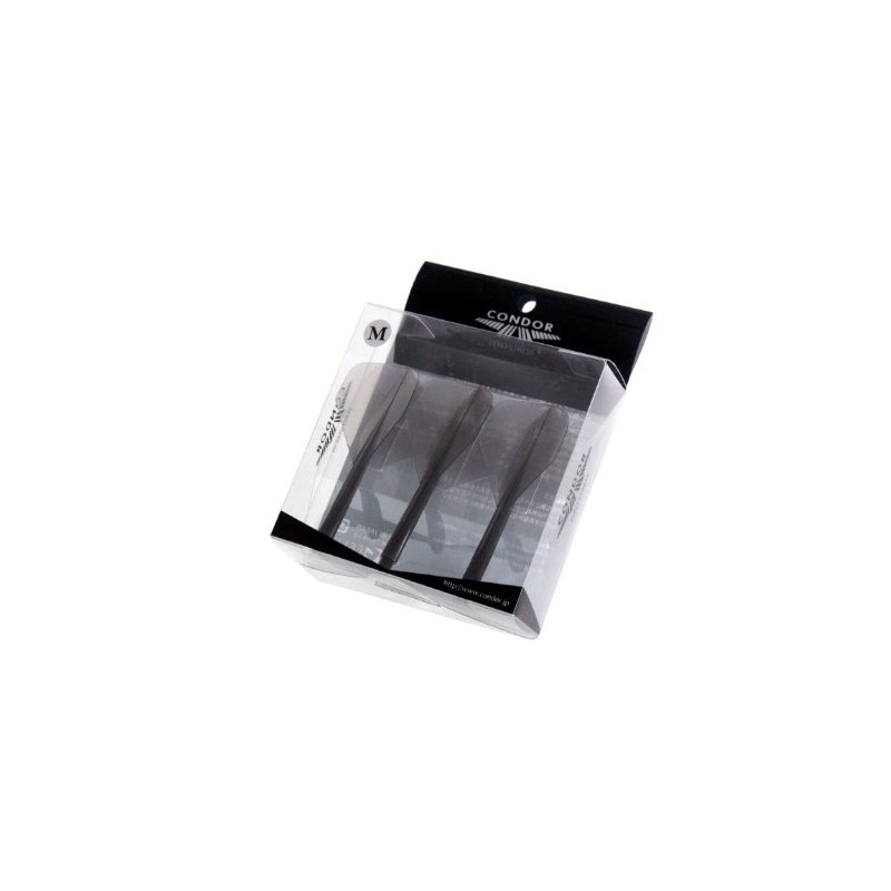 Darts Flight [Condor] Standard Medium Clear Black