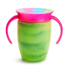 Munchkin Miracle 360° Tie Dye Trainer Cup, 7oz - Colour: Pickle Ice cream