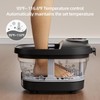 Bubble Foot Spa with Heat, Vibration, Red Light, 22 Rollers,