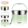 Feirdhoo 1.2 L Thermal Container for Food, Stainless Steel with