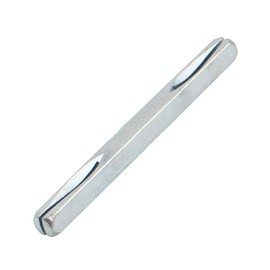 Square spindle 8 x 100 mm solid steel fixing pin push pin iron square pin for windows and door handle spindle bars silver (1 piece)