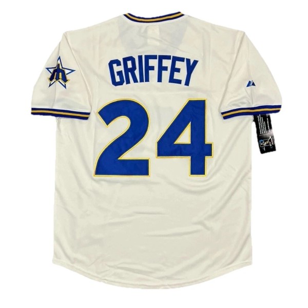 Ken Griffey Jr 1977 Seattle Mariners Cooperstown Jersey Team Patch