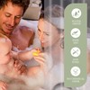 Poposa Heavy Duty Shower Curtain Liner Clear, Waterproof PEVA with