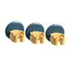 NOLITOY 3pcs Wall Mounted Mop and Broom Holder Clips Slip