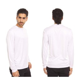 DARESAY 4-Pack: Men’s Long Sleeve Athletic Shirts – Lightweight, Sweat-Wicking, Quick-Dry Workout, Gym, Active Tee