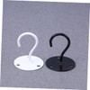 BUGUUYO Small Elephant Trunk Shaped Hooks Versatile Cabinet and Ceiling