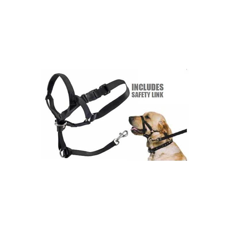 Ancol Nylon Training Halter, Black, size Large (5-6) 54 cm