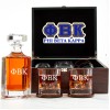 Unbranded Phi Beta Kappa - Fraternity Decanter and 2 Glasses