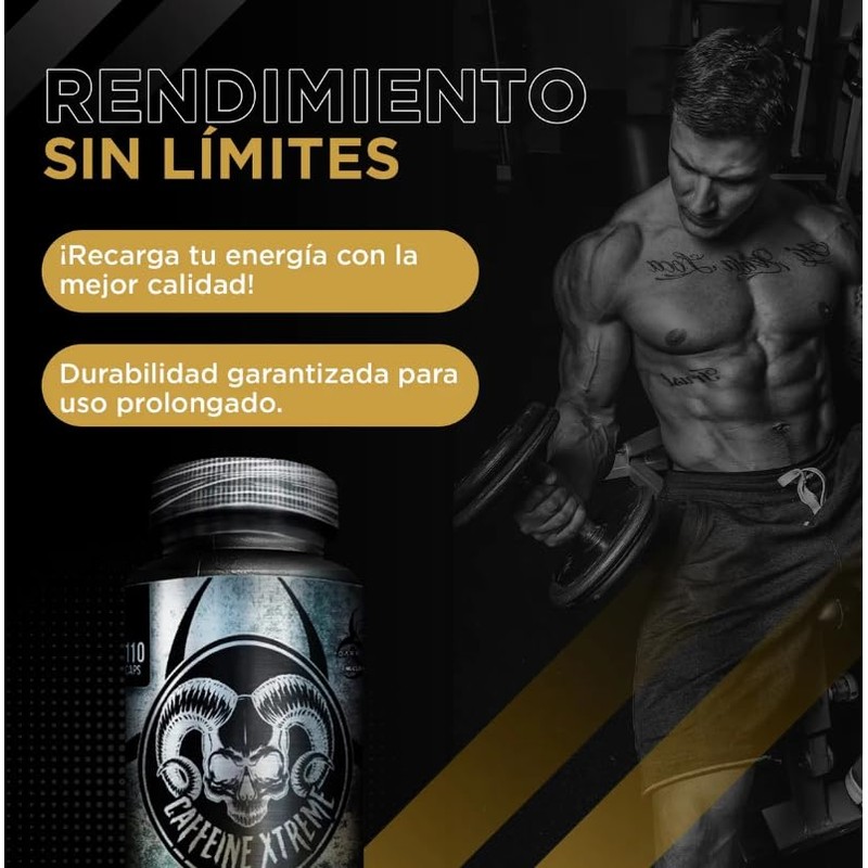 Cafeína 200 mg Suplemento Nutricional Deportivo