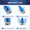 Dry Diamond Drill Bit Set,BRSCHNITT 2pcs 4/5 Inch Hole Saw