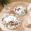 Western Cowboy Party Supplies, 9in 7in Cowboy Party Plates Napkins