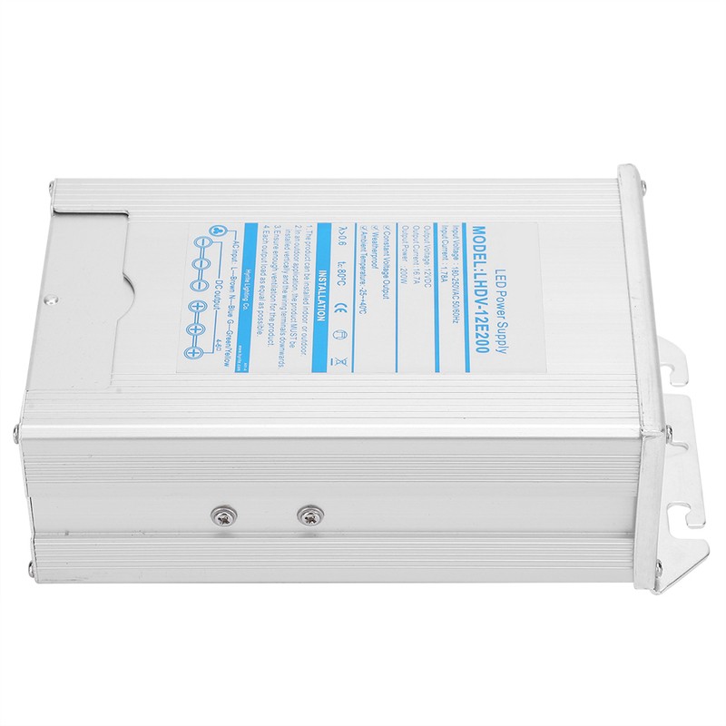 Rainproof Switching Power Supply Aluminum Alloy Material for LED Lights