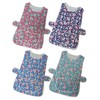Ladies Floral Home Work Tabard Apron with Single Large Front