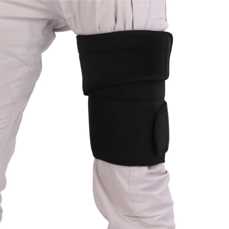 Thigh Support Brace Compression Sleeve Support Hamstring Wrap for Pulled