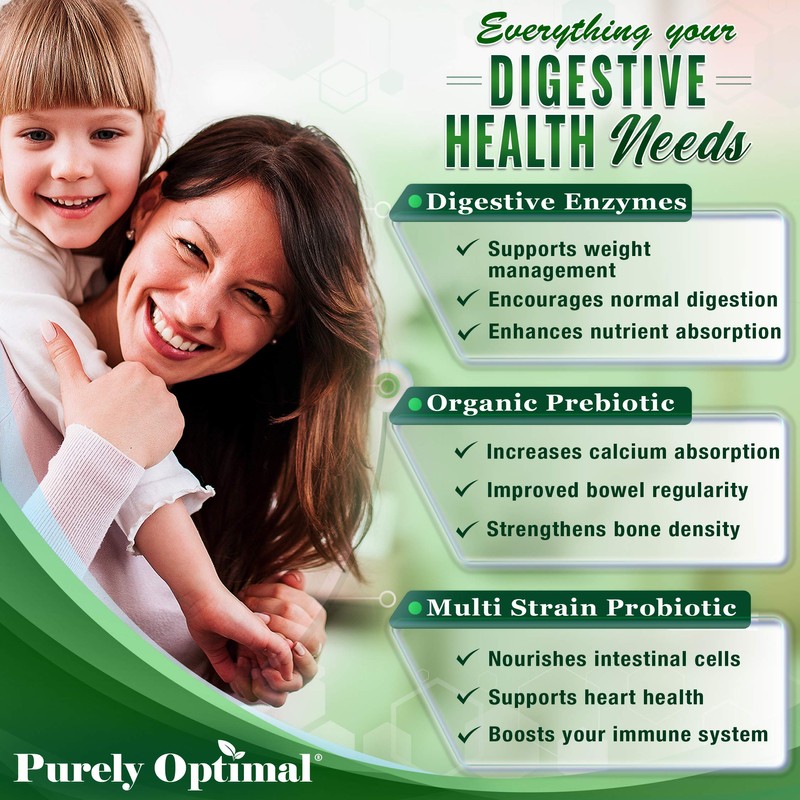 Purely Optimal Digestive Enzymes for Women and Men – Multi-Enzyme