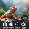 DOOCECIY 3 PCS Reptile Thermometer, Digital Hygrometer Humidity Sensor Meter