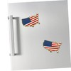 iplusmile 2pcs Creative American Flag Map Magnetic Refrigerator Stickers Fun