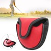Golf Putter Protection Covers Headcover Semicircle PU Leather Guard Waterproof