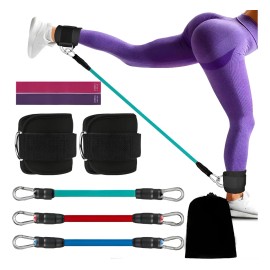 Bandas De Resistencia Ejercicio Glúteos 8pzs Yoga Pilates