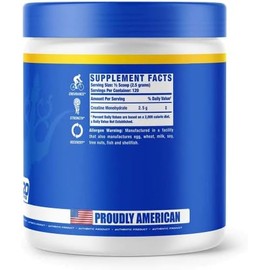 KEESON Ronnie Coleman - Creatine XS (Sin sabor)  Creatine Monohydrate 2.5g  120 servicios