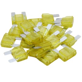 18Pcs 20A Maxi Fuses, 20AMP 32V Automotive Blade Maxi Fuse for Auto, Car, Rv, Boat, Truck (20A Maxi Fuse)