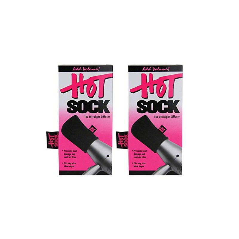Hot Sock Ultralight Hair Blow Dryer Heat Diffuser (2-Pack)