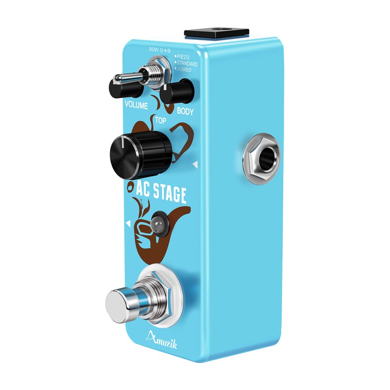 Amuzik Pedal Guitar Effect AC Stage Analog Effect Pedal Simulator
