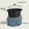 bella 6.0 Qt Programmable Slow Cooker, EverGood™ Ceramic Nonstick Coating,