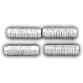 15g Bali Octagon Tube Beads Silver PLT 17mm Approx 4