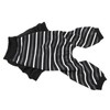 Dog Pajamas Warm Comfortable Stretchy 4 Legs Striped Dog Pajamas