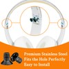 SOULWIT 8Pcs Replacement Headband Screws for Beats Solo 2 &