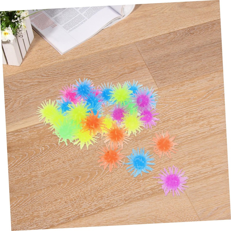 KONTONTY 50pcs Sticky Wall Crawling Stretchy TPR Props for Parties