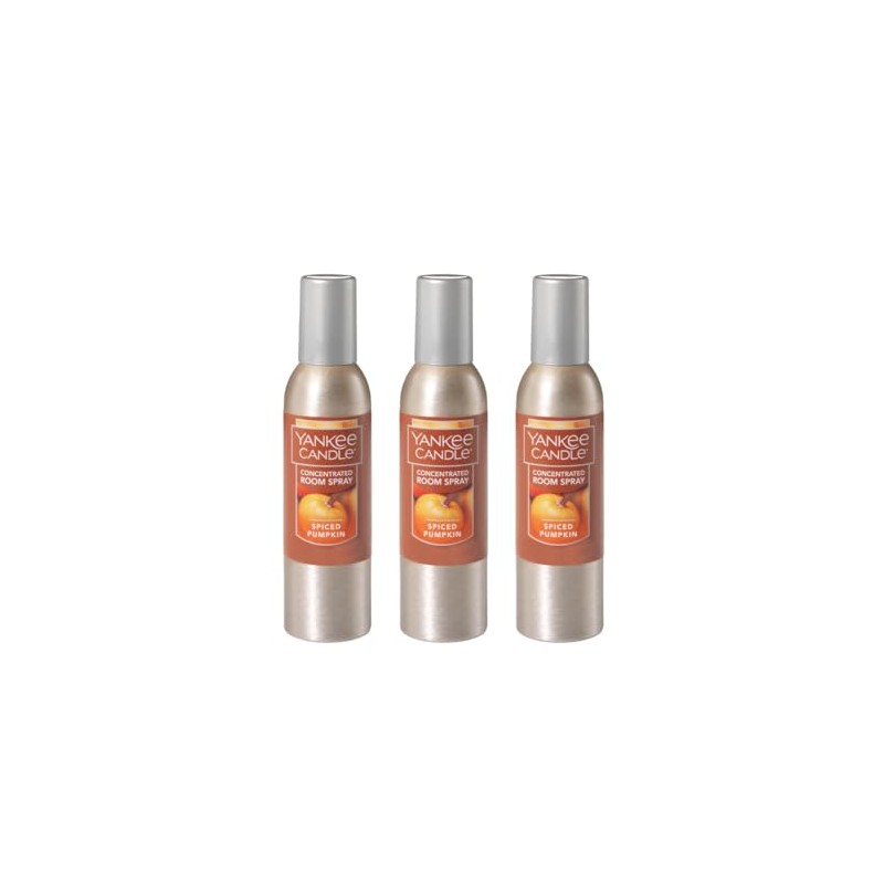 Yankee Candle Concentrated Room Spray, Spiced Pumpkin, 1.5 OZ (Pack