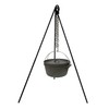 Cuisiland Camping Tripod Campfire Cooking Dutch Oven Tripod Adjustable Grill