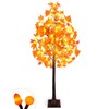 4 FT Fall Tree with Lights Autumn Decor 63 LED