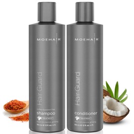 MOEHAIR Champú y acondicionador Hair Care Guard para la caída y el debilitamiento del cabello, voluminizador y nutritivo para cabello encrespado, no  