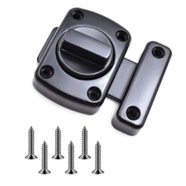 Rotate Bolt Latch Gate Latches Safety Door Lock,Cabinet Furniture,Windows, Bathroom Toilet Door Latch, for Balcony Window Furniture Pet Gate, Antique Lock Gate Latches Wine Cabinet Closet Door Latches