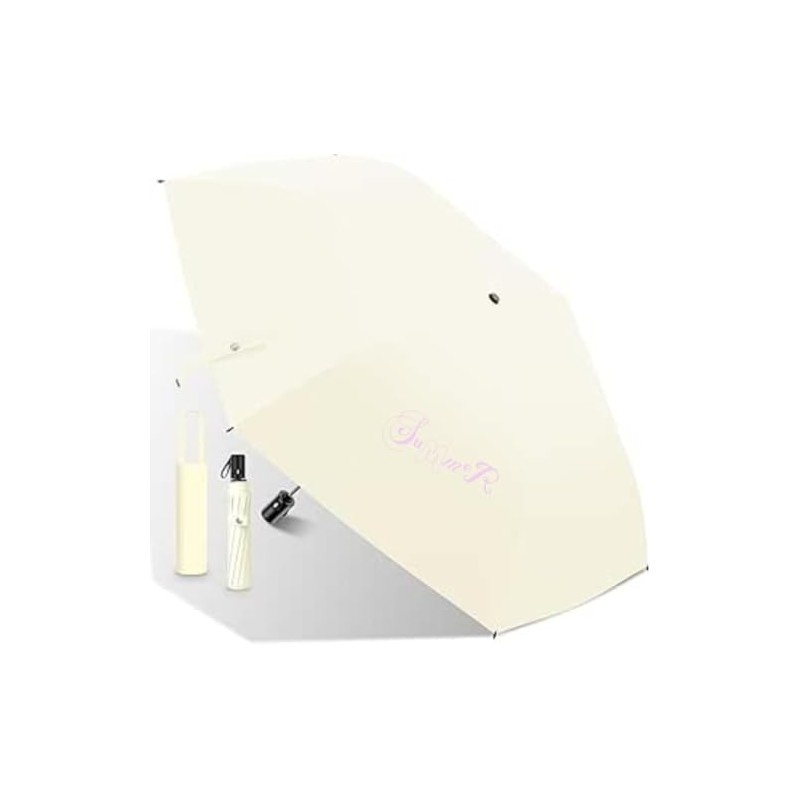 日傘 折りたたみ傘 晴雨兼用 コンパクト UVカット100%完全遮光 軽量 ケース付き 210g