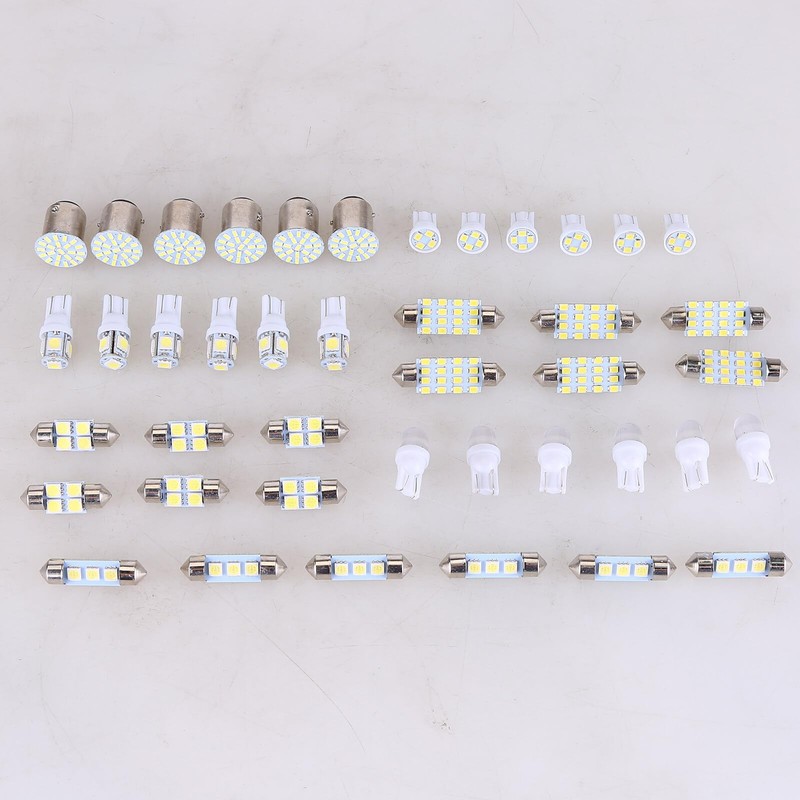 Oskkude 42 PCS Upgraded LED Interior Car Lights Kit, Super