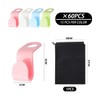 60-Piece Set Of Hanger Connection Hooks With 1 Storage Bag,