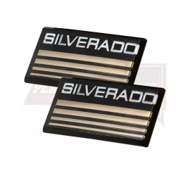 Unbranded 2PS SIDE BODY/CAB PICKUP TRUCK BADGES SYMBOL GOLD For SILVERADO 1988-1998 EMBLEM